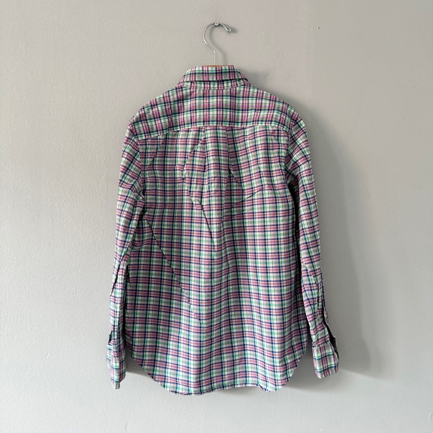 Polo Ralph Lauren / Chemise à carreaux roses et verts / 8 ans
