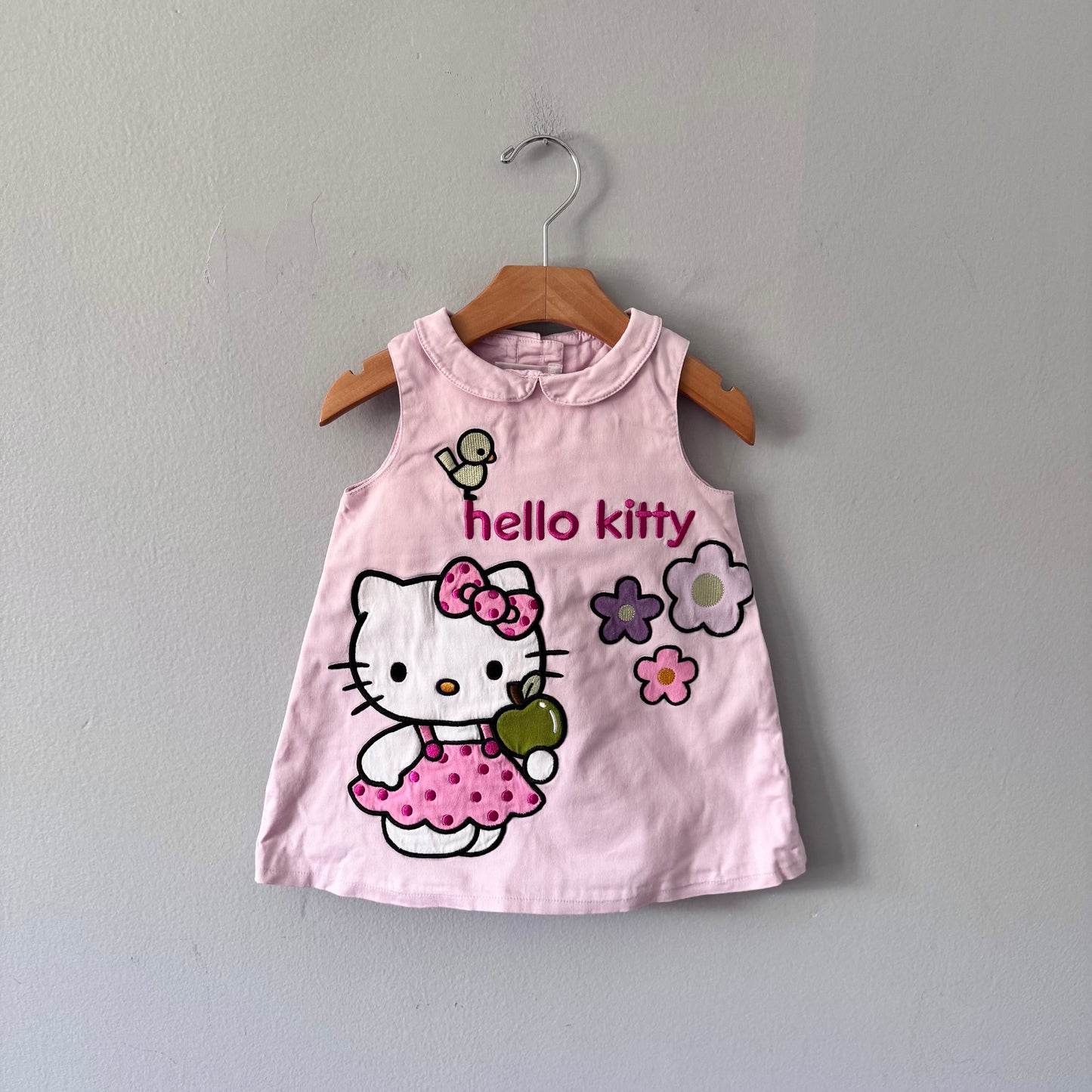 H&M / Hello Kitty pink dress / 9-12M(Fits 18M)