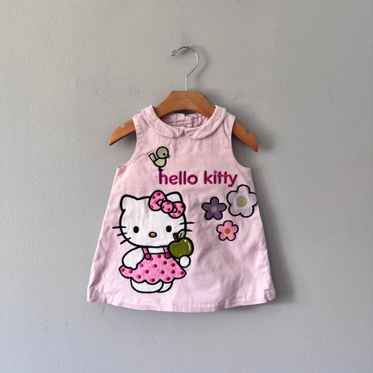 H&M / Hello Kitty pink dress / 9-12M(Fits 18M)