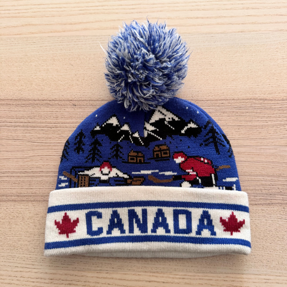 Roots / Canada Blue beanie / 3-5Y