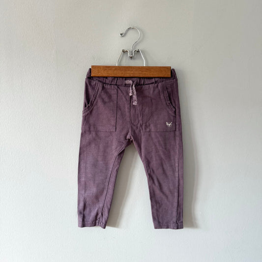 Zara / Purple cotton pants / 2-3Y