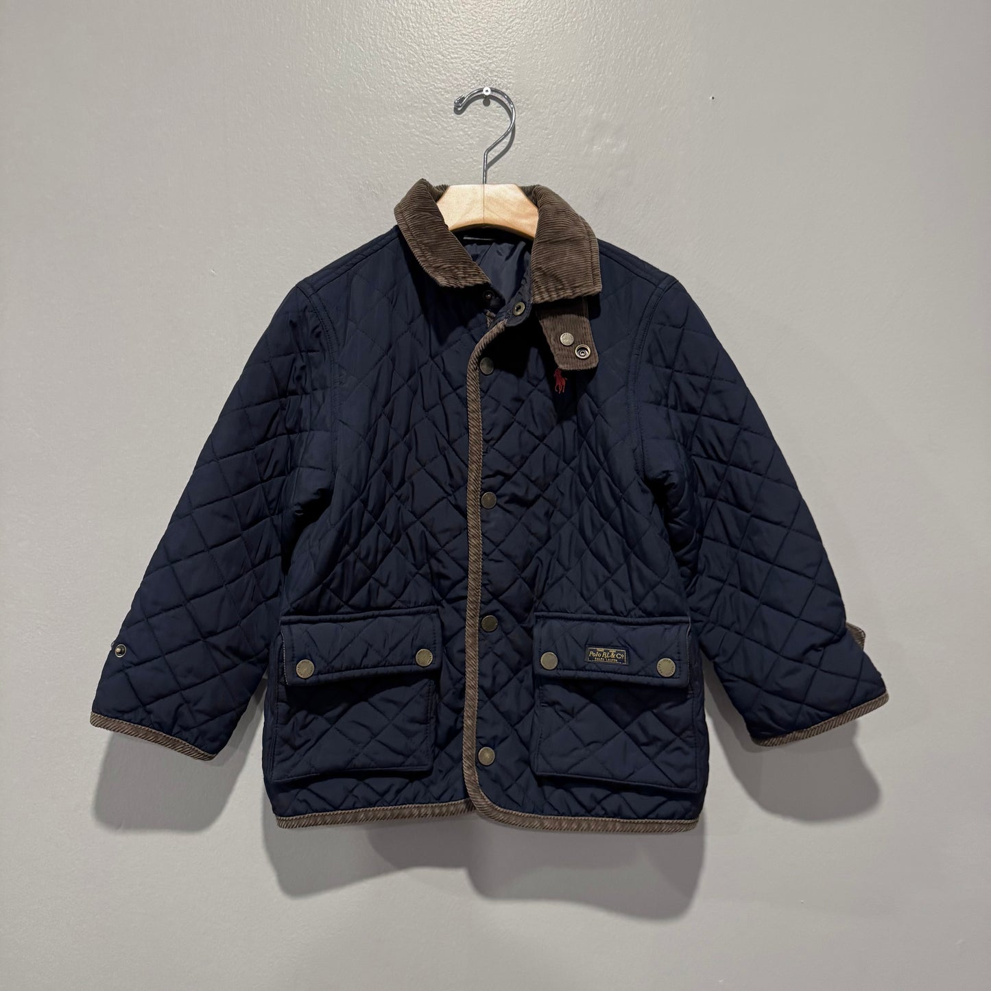 Polo Ralph Lauren / Navy quilted jacket / 5Y