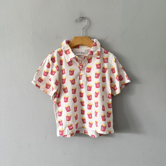 Rachel Riley / Pop corn shirt / 6Y(Fits 4-5Y)