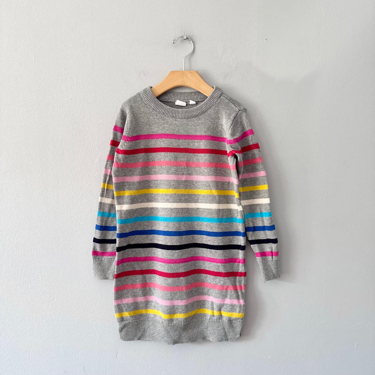 Gap / Cotton knit stripe dress / 6-7Y