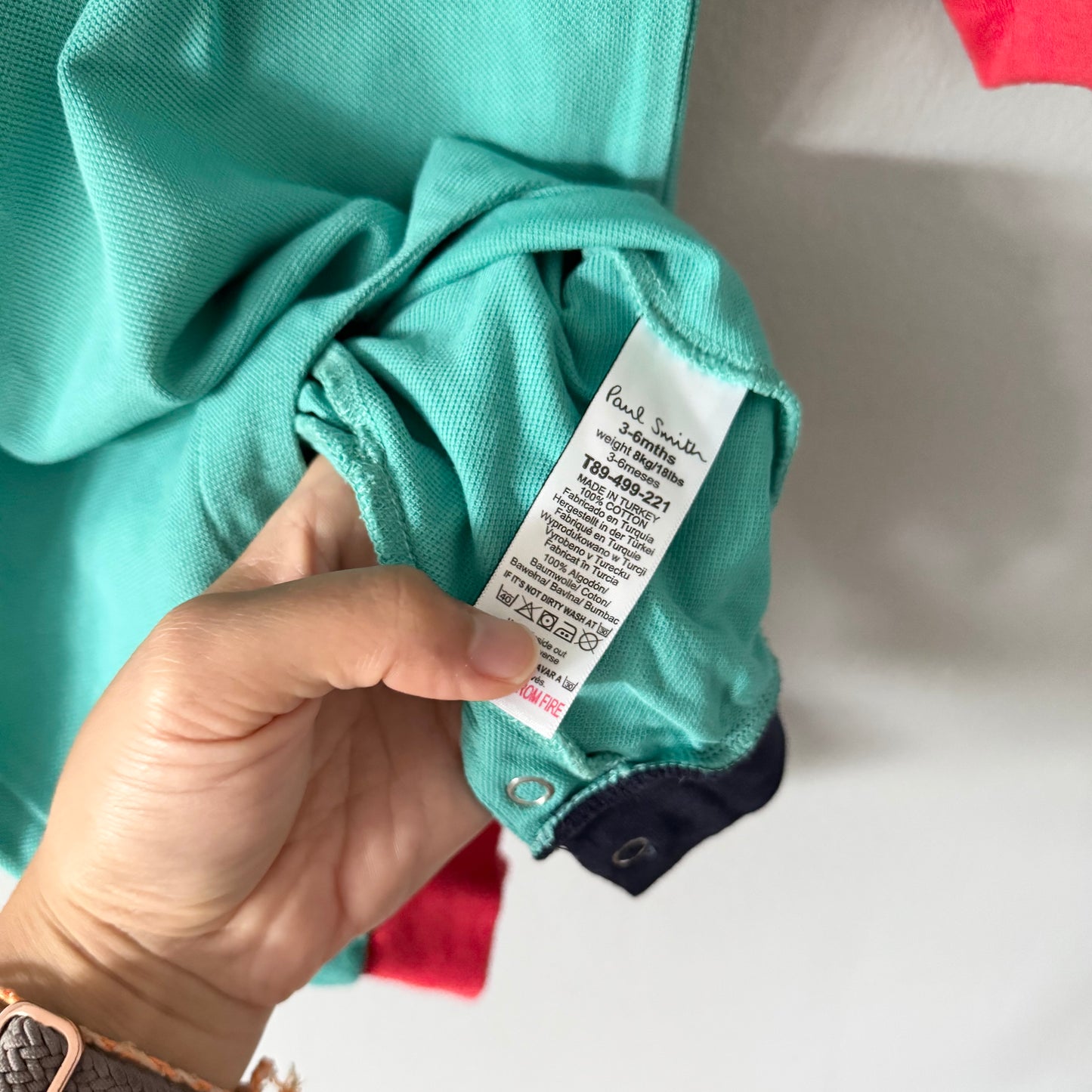 Paul Smith / Polo shirt romper / 3-6M