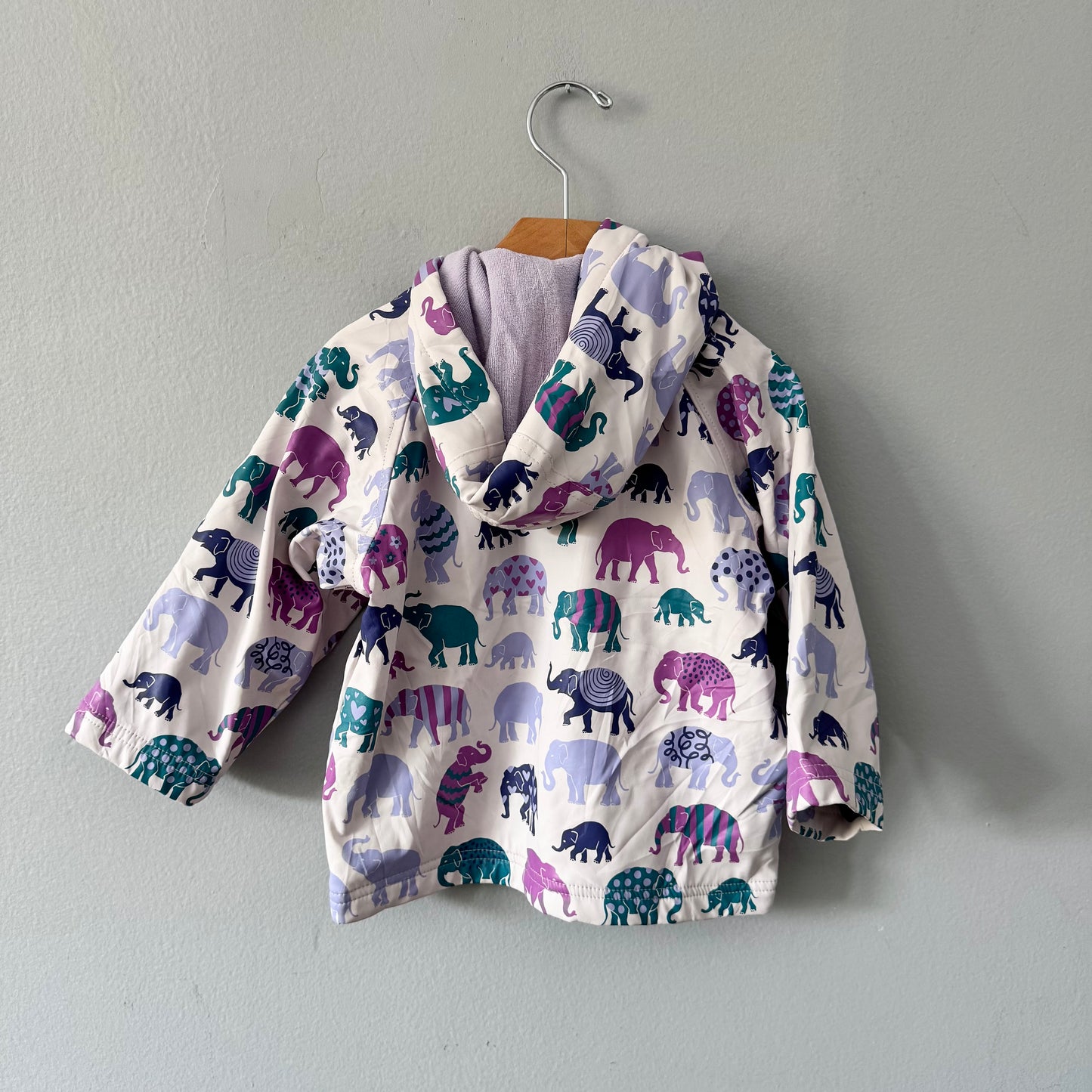 Hatley / Imperméable éléphant blanc / 18M