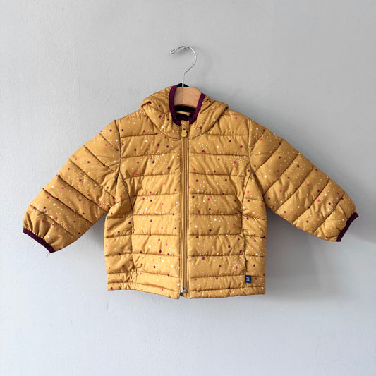 Gap / Mustard x star puffer jacket / 18-24M
