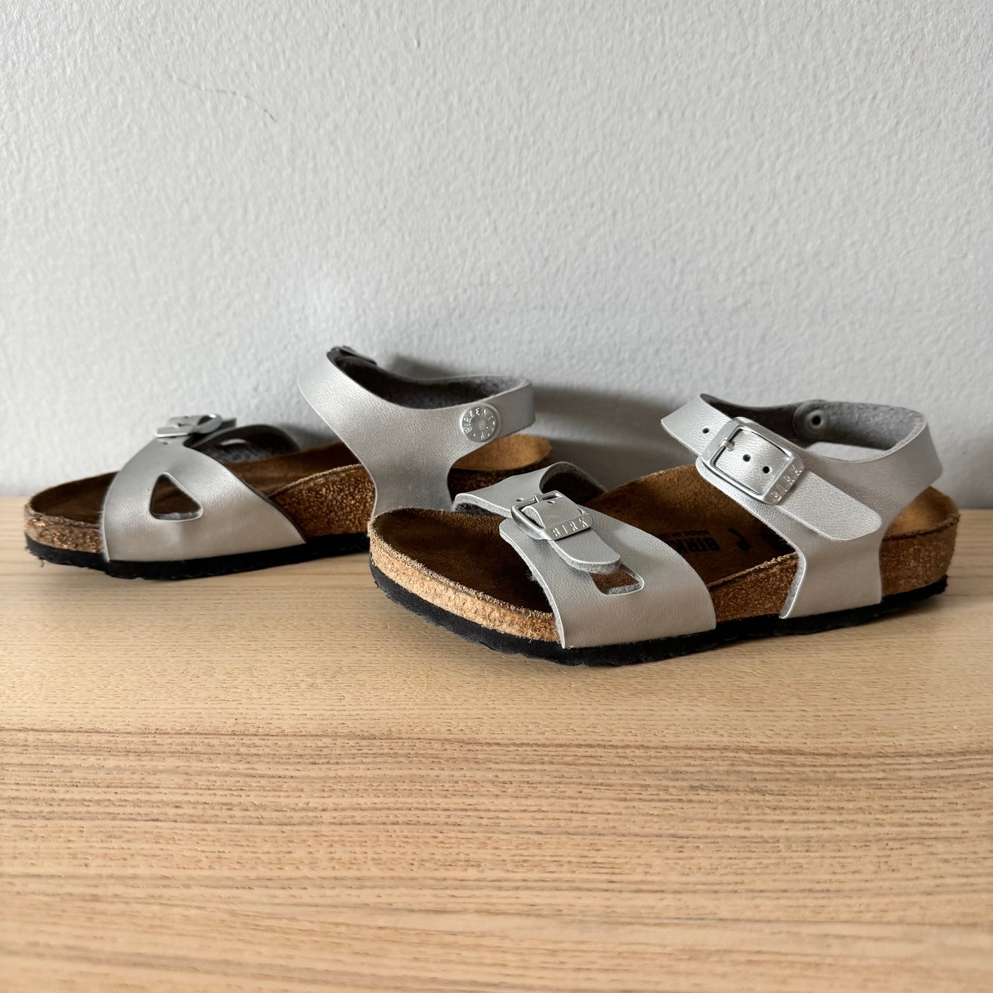 Birkenstock / Silver sandals / 28(US11-11.5)