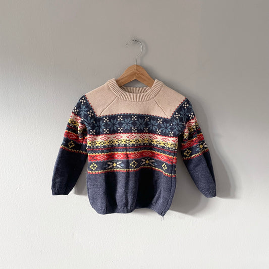 Pusblu / Oeko tex cotton knit pullover / 2-3Y