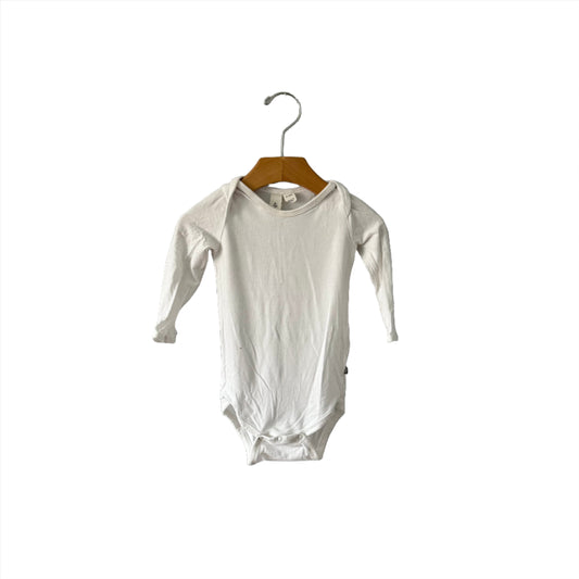 Kyte / White long sleeve onesie / 6-12M
