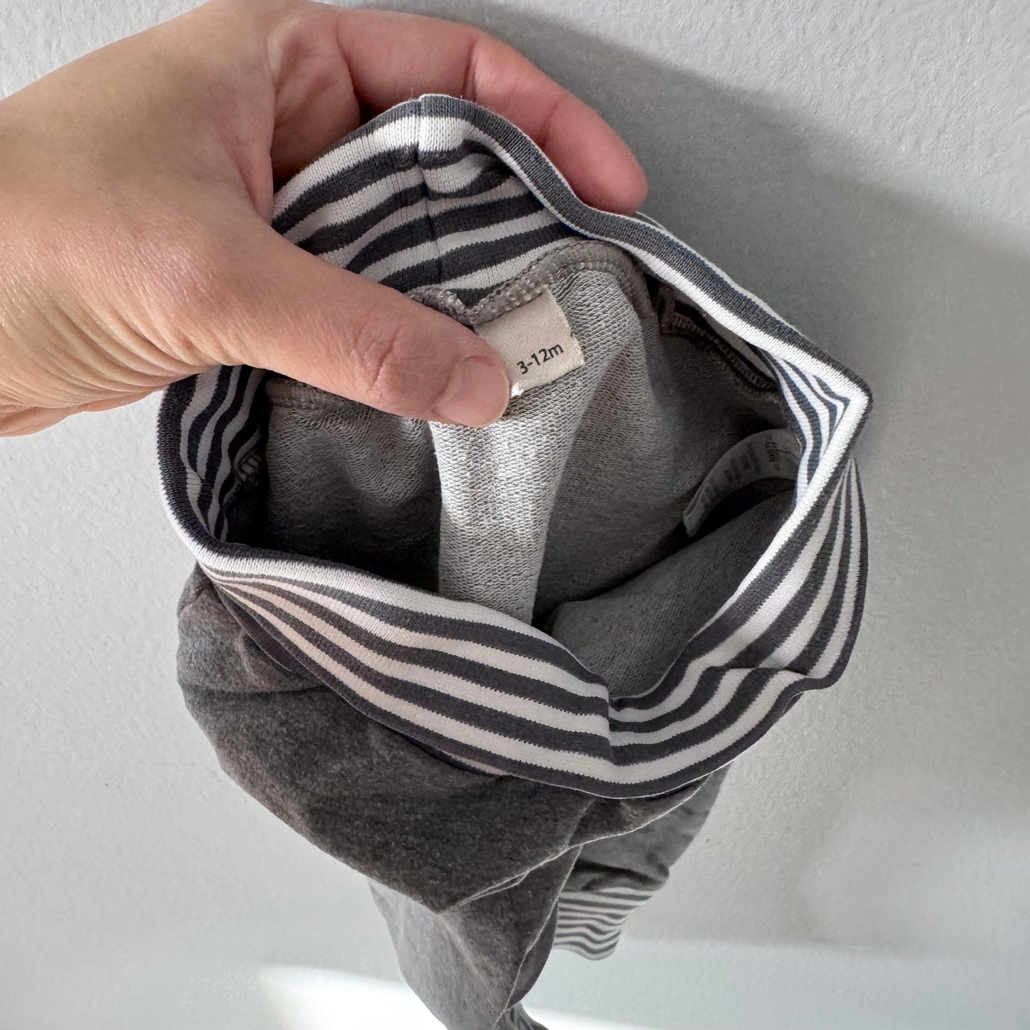 Pure Colour Baby / Grey harem pants / 3-12M