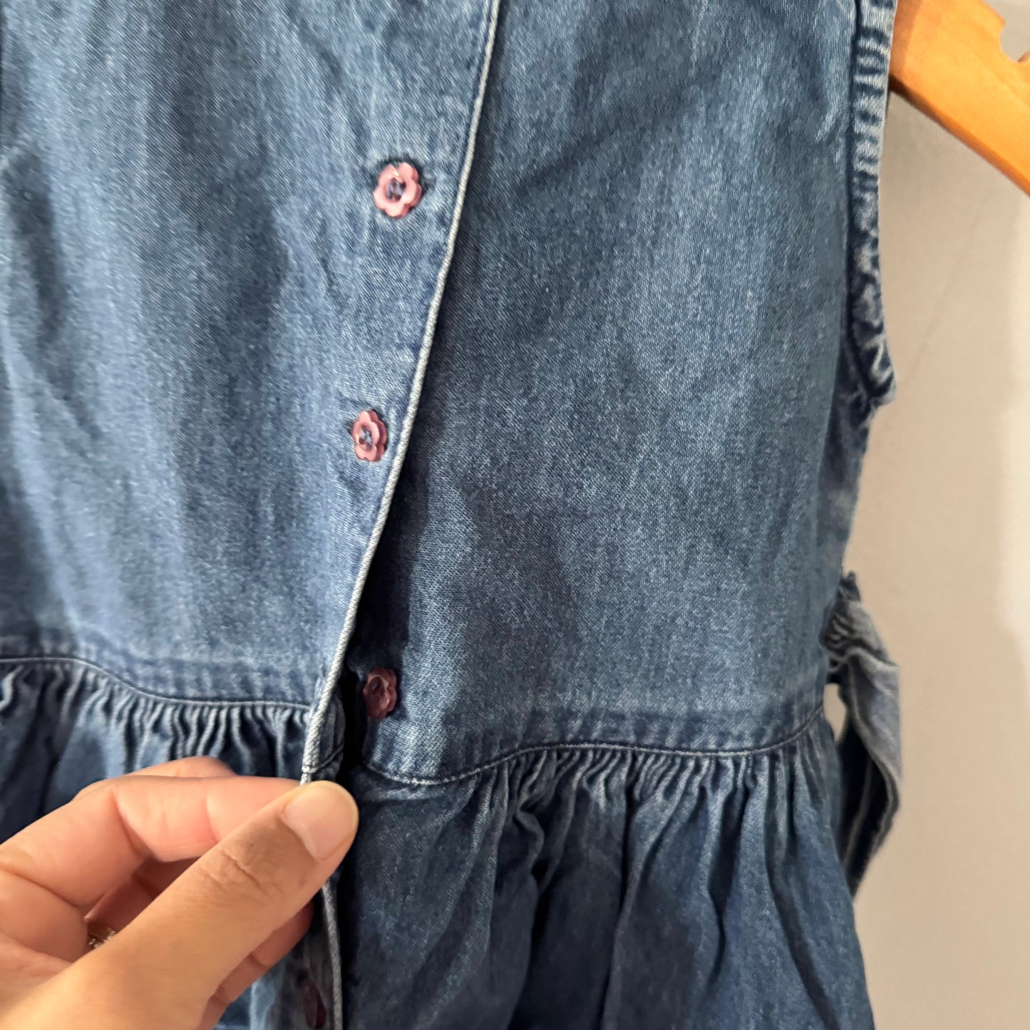 Monsoon / Chambray dress / 2Y