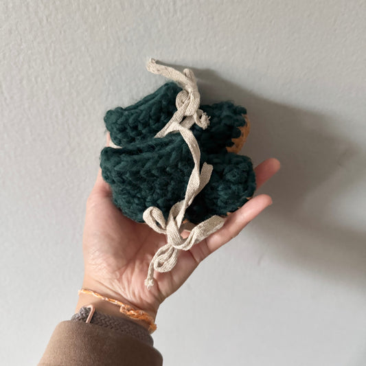 Handmade / Crochet bootie / 6M