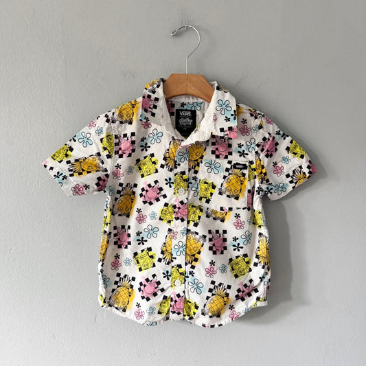 Vans x Spongebob / Short sleeve shirt / 5Y