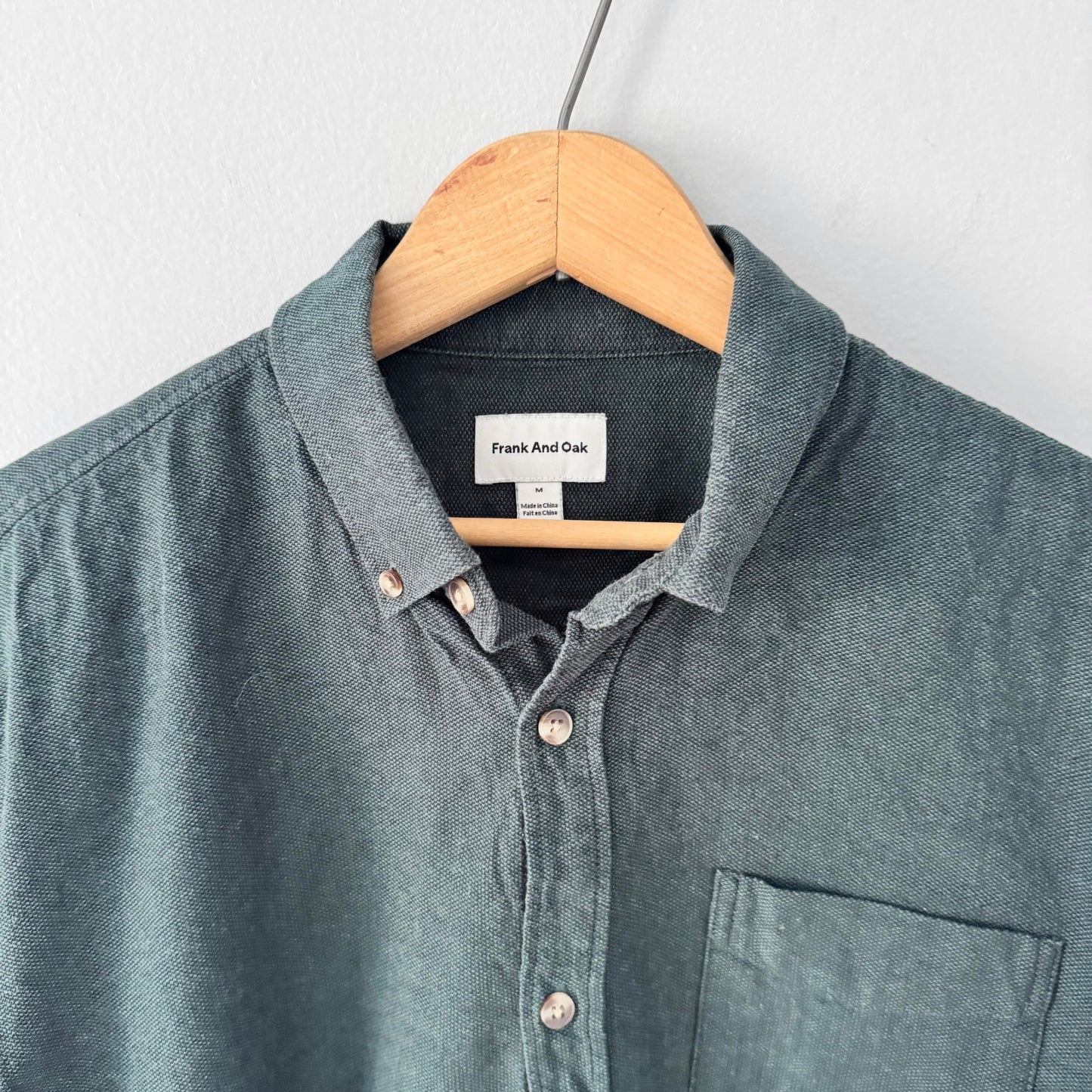 Frank & Oak / Dark green shirt / Men M