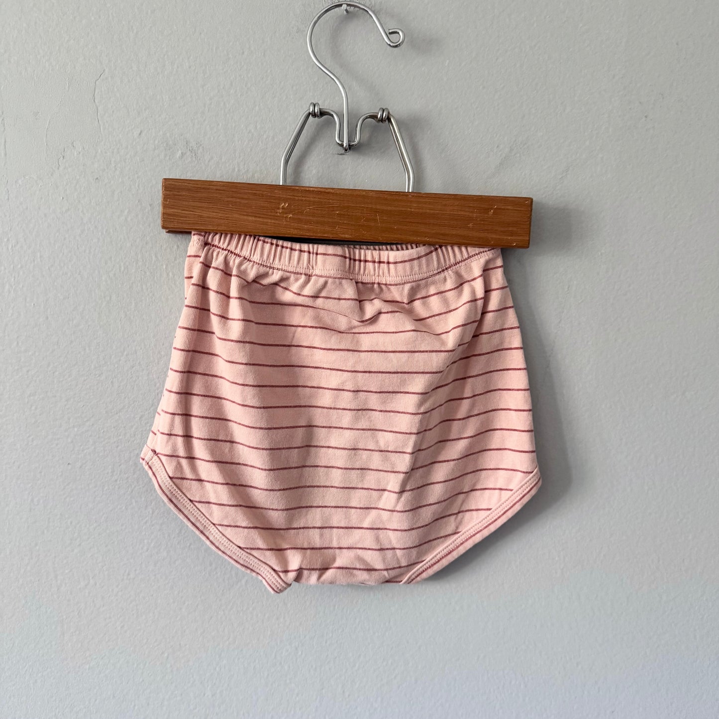 Tiny Cottons / Pink stripe bloomer / 2Y