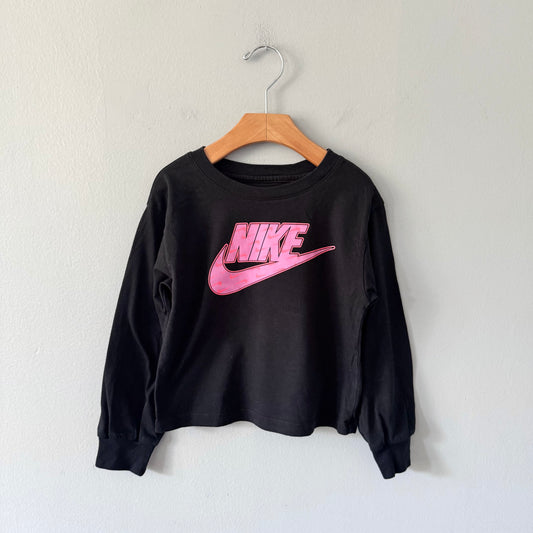 Nike / Black x pink long sleeve / 5-6Y