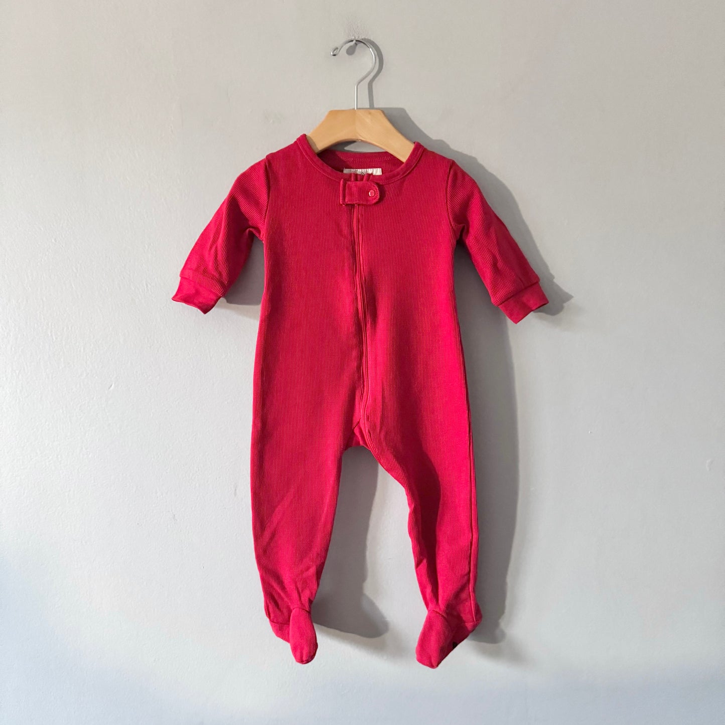 Arborist / Red waffle romper / 6-12M