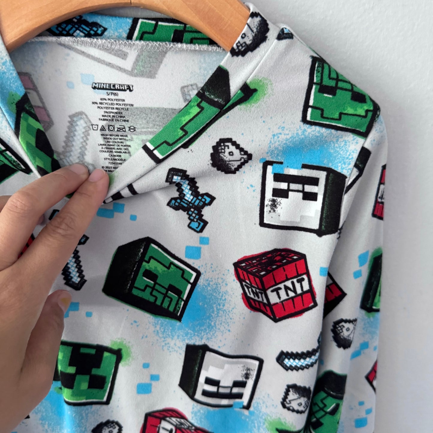 Minecraft / Pajama set / 6Y