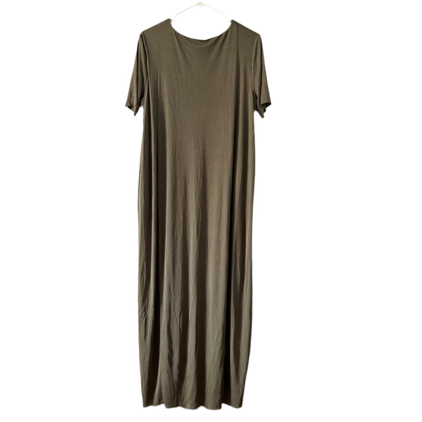 COS / Khaki 100% Lyocell maxi dress / Women M - New with tag