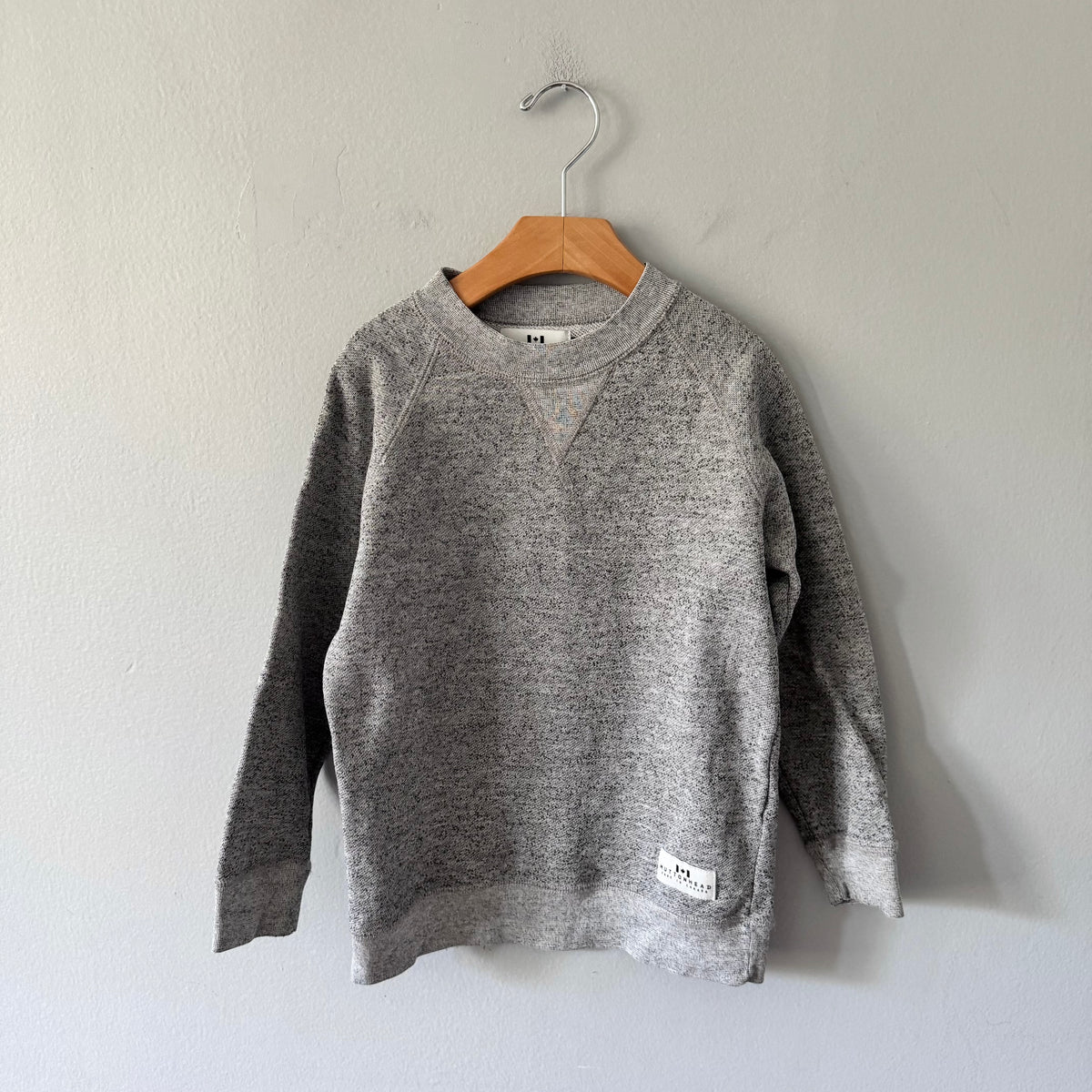 Mutton Head / Salt and pepper sweatshirt / 4T
