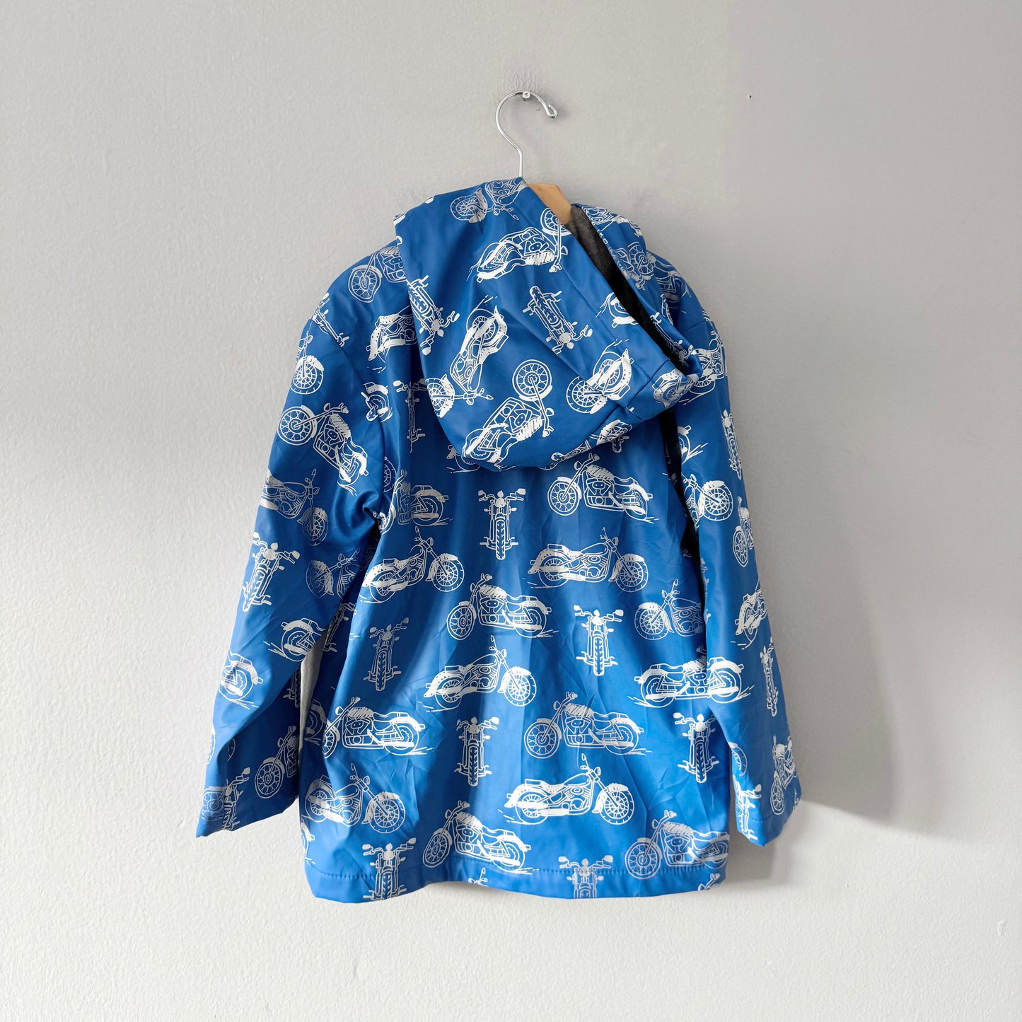 Hatley / Blue x motorbike rain jacket / 7Y