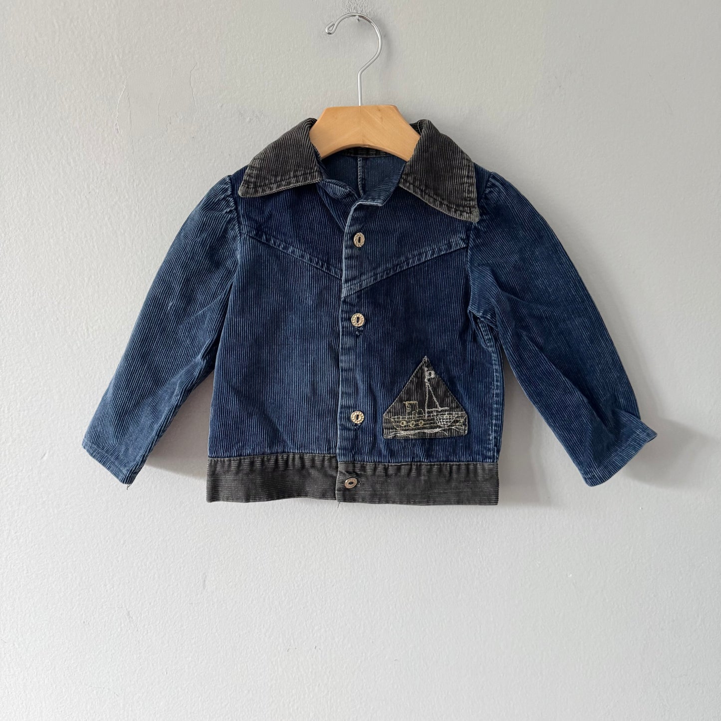 Vintage Handmade / Corduroy jacket / 18M