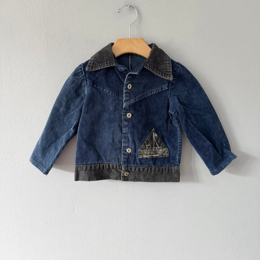 Vintage Handmade / Corduroy jacket / 18M
