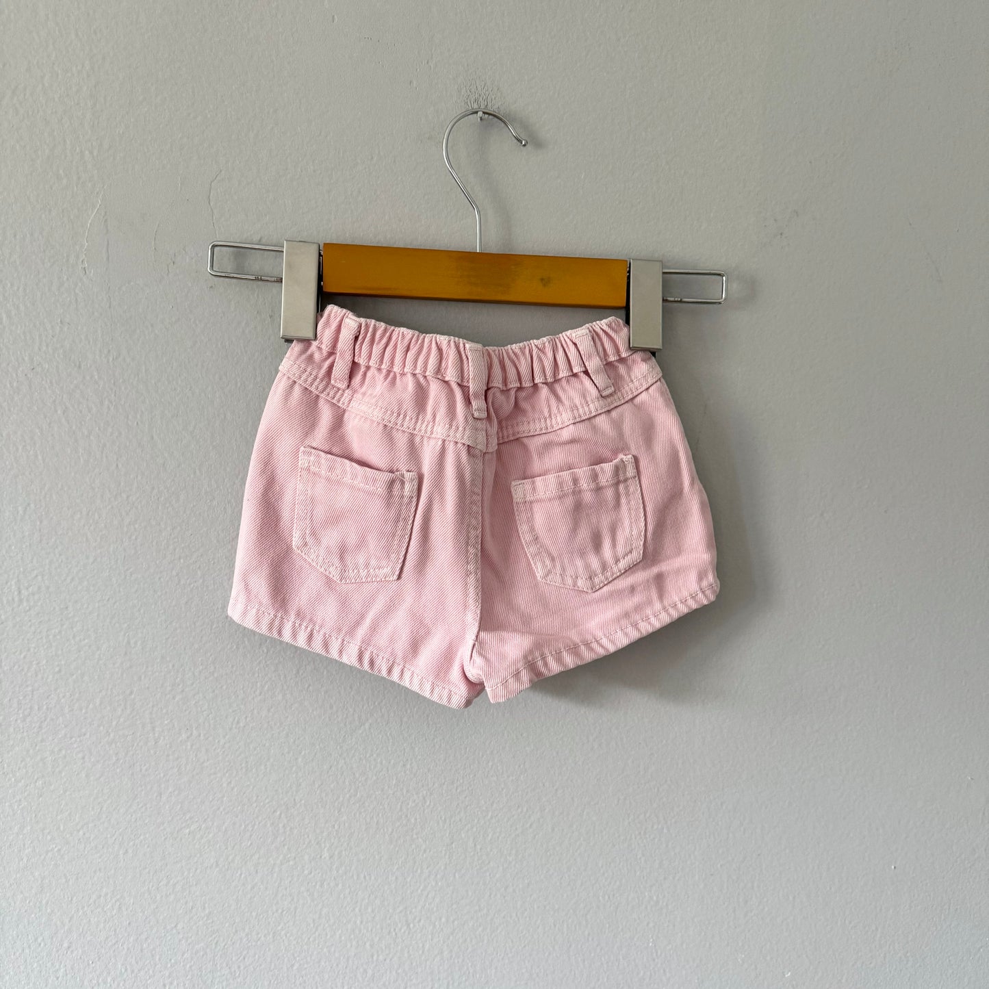 Zara / Light pink denim shorts / 9-12M