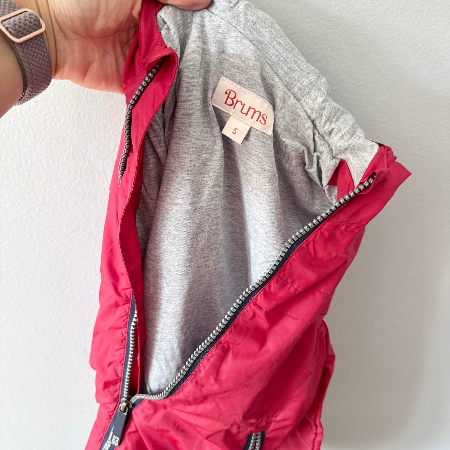 Brums / Red lined windbreaker / 5Y