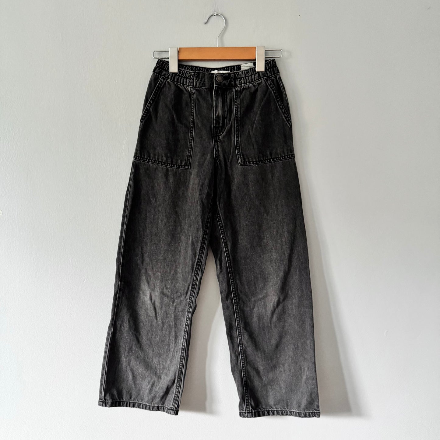 Zara / Black denim pants / 11-12Y