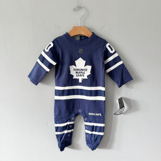 NHL / Toronto Maple Leafs romper / 0-3M - New with tag