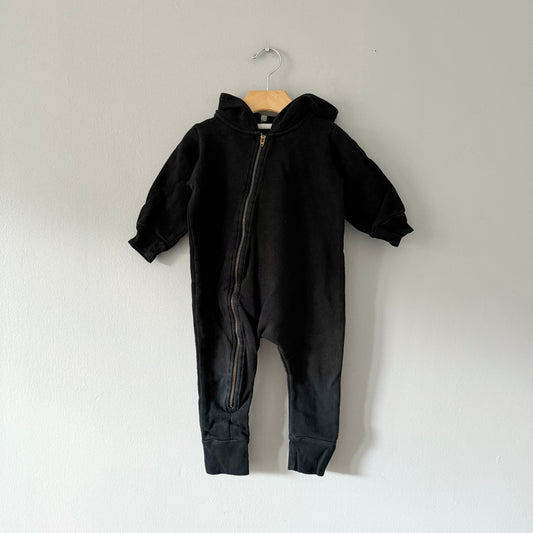 Mini Mioche / Black biler romper / 18-24M