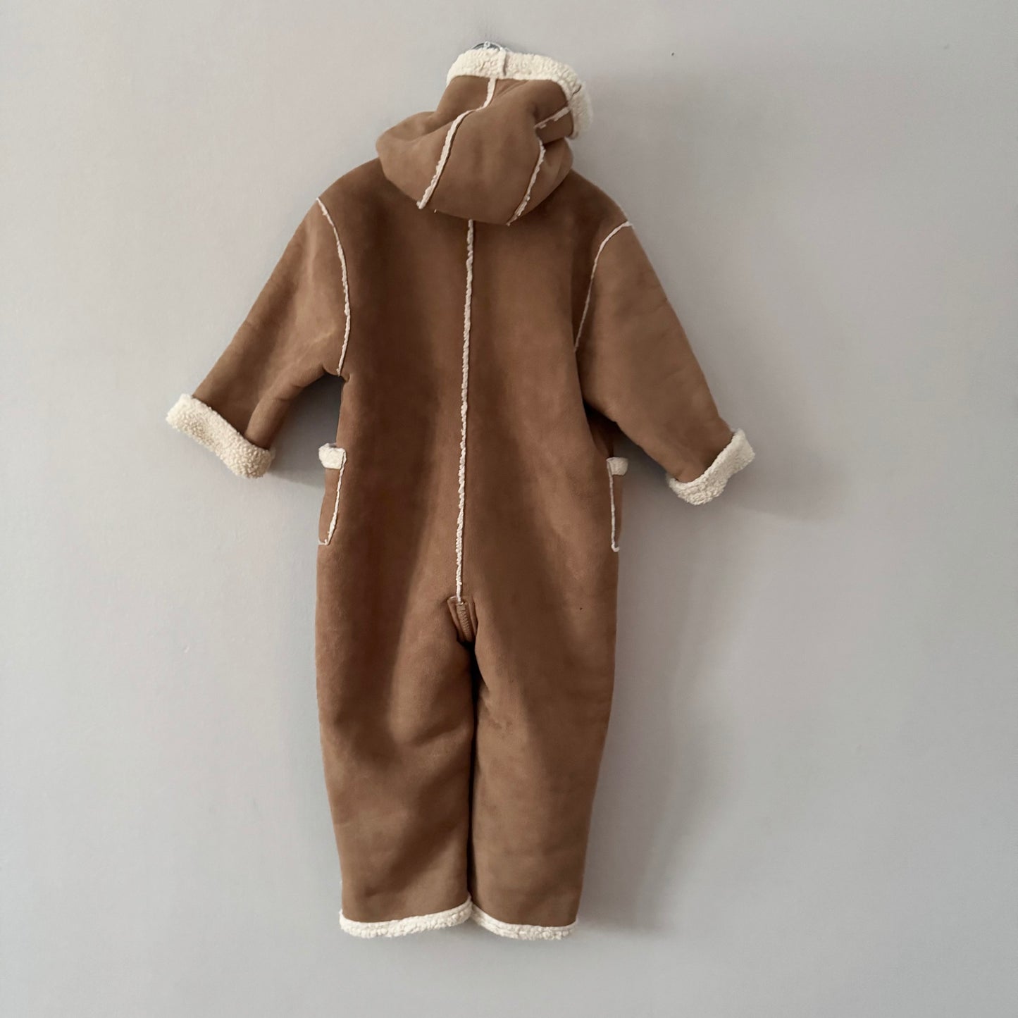 B Young too / Sherpa lined brown suit / 24M
