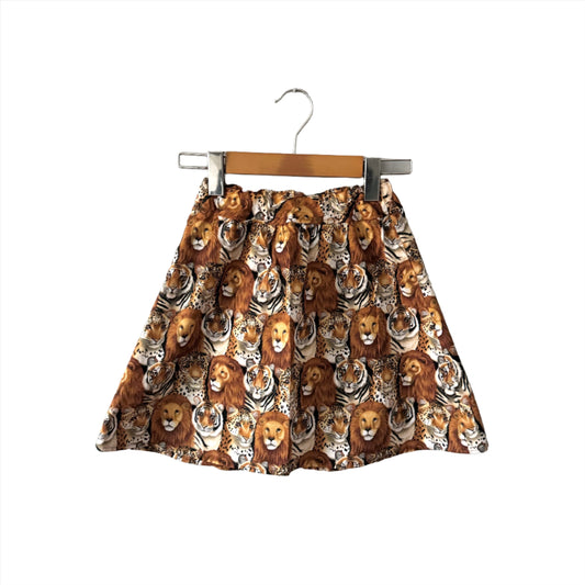 Handmade / All lion skirt / 7-9Y