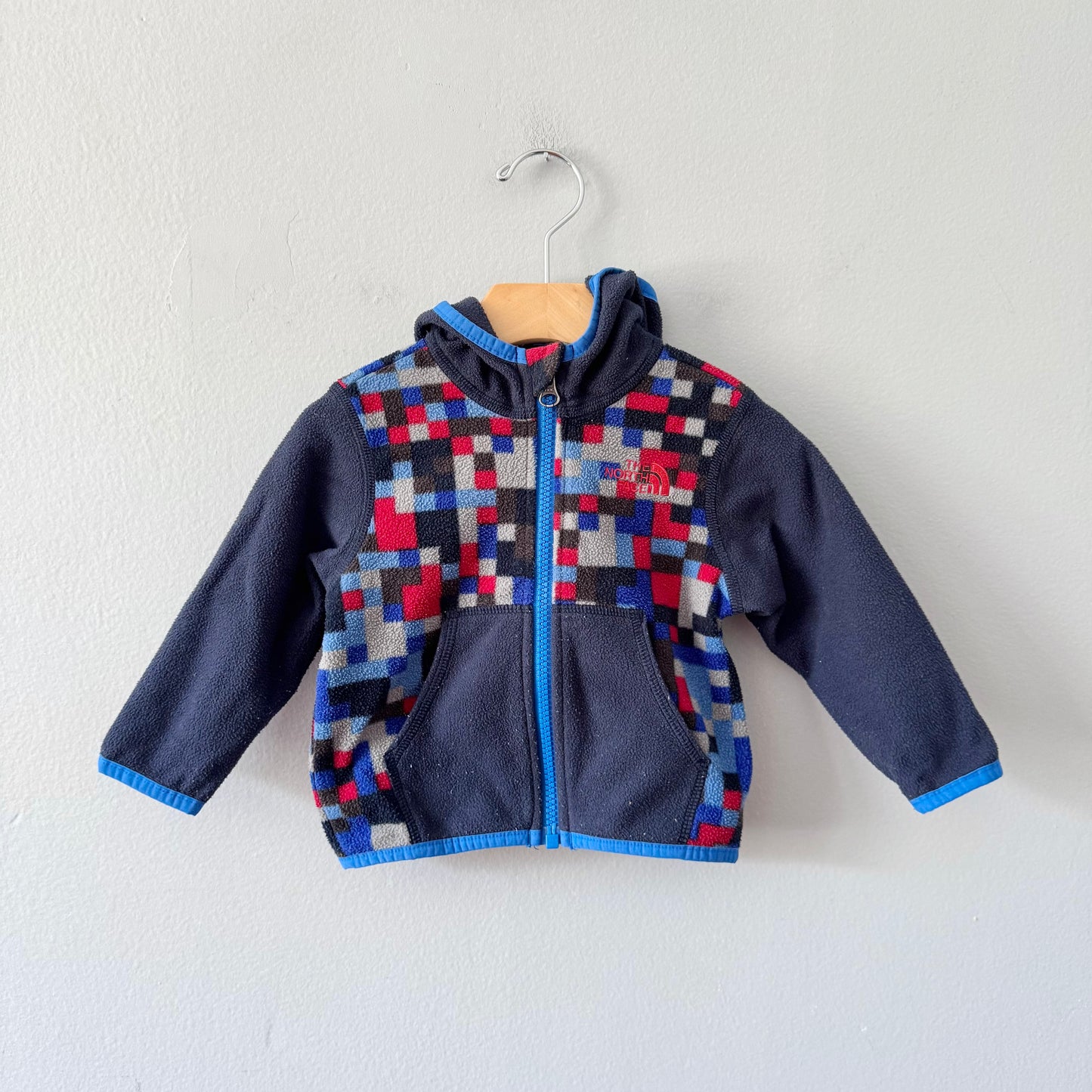The North Face / Navy fleece jacket / 6-12M