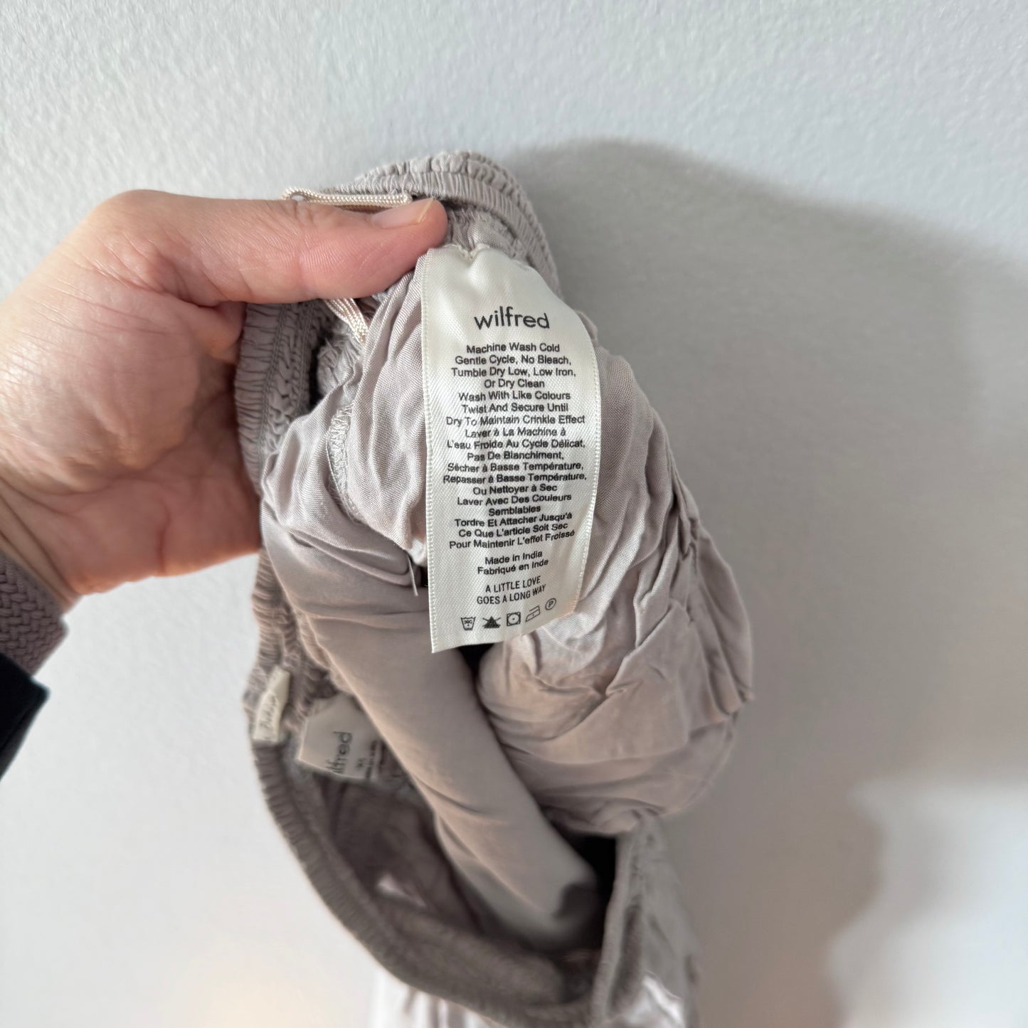 Wilfred / Beige modal pants / Women XS