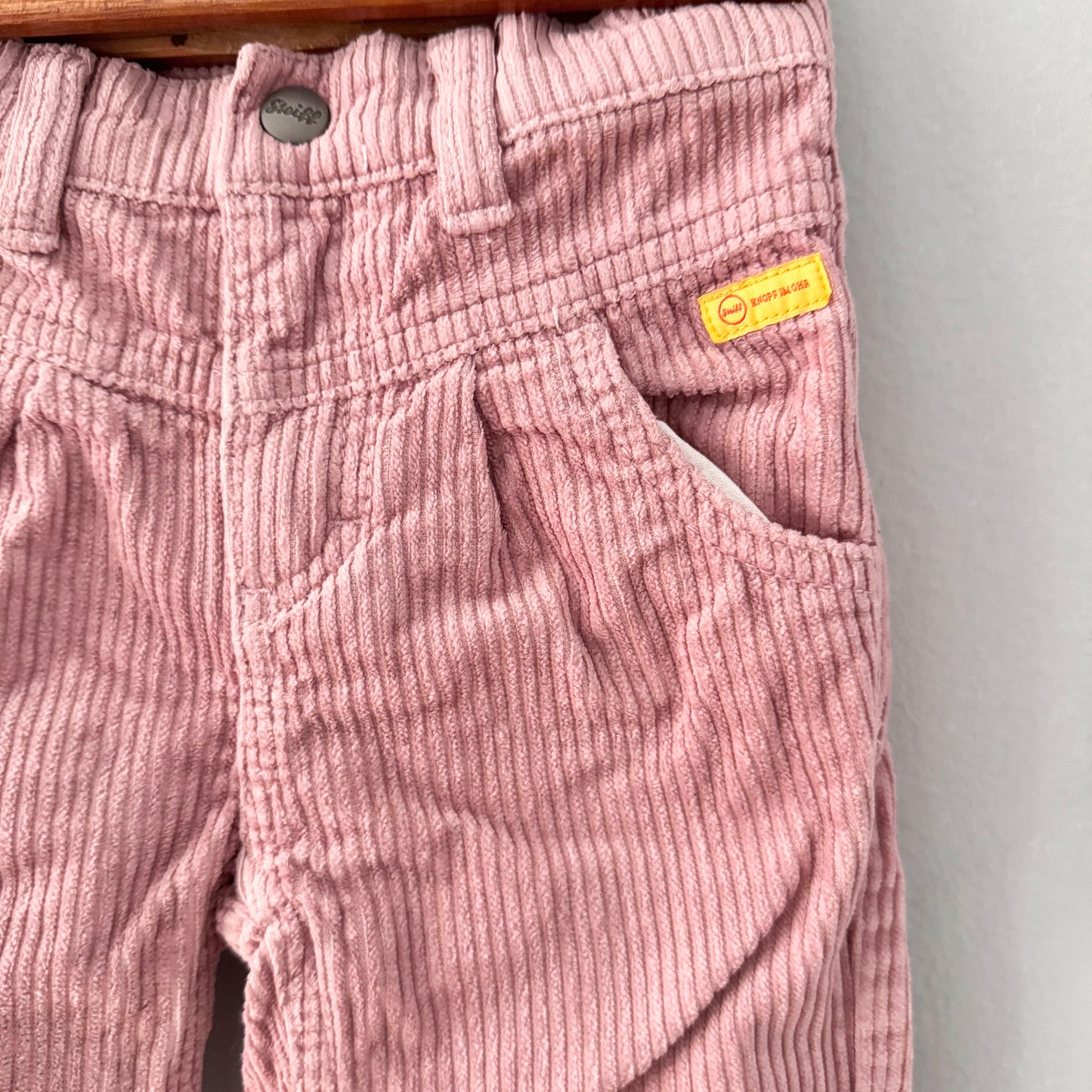 Steiff / Smokey pink corduroy pants / 18-24M