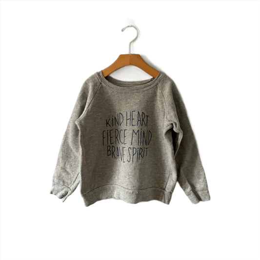 Mini Mioche / Light grey sweatshirt / 6Y