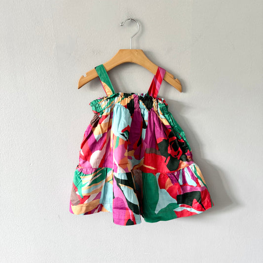 Gap / Purple green cami dress / 18-24M
