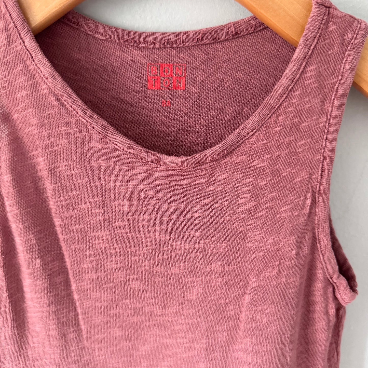 Bonton / Brown tank dress / 8Y