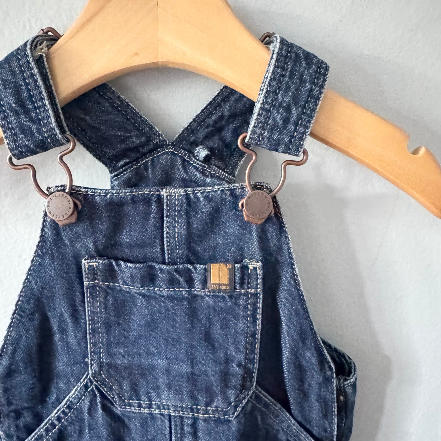 Next / Dark denim overalls / 3-6M