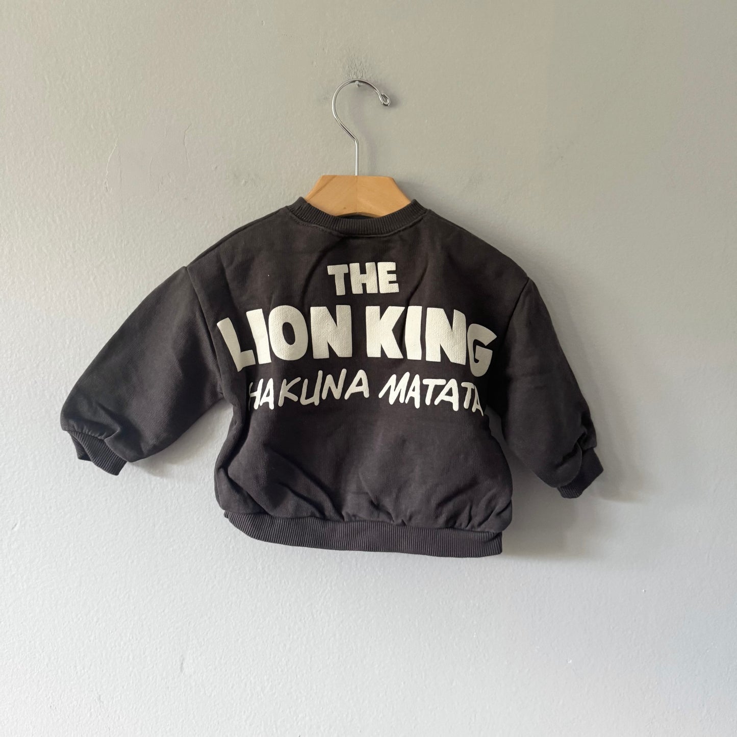 Zara / Lion King Simba sweatshirt / 9-12M