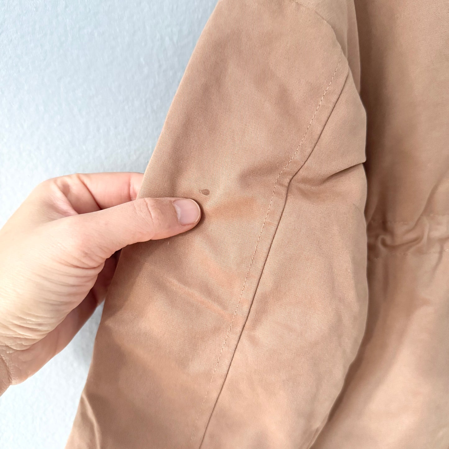 Zara / Brown sherpa lined light jacket / 4-5Y