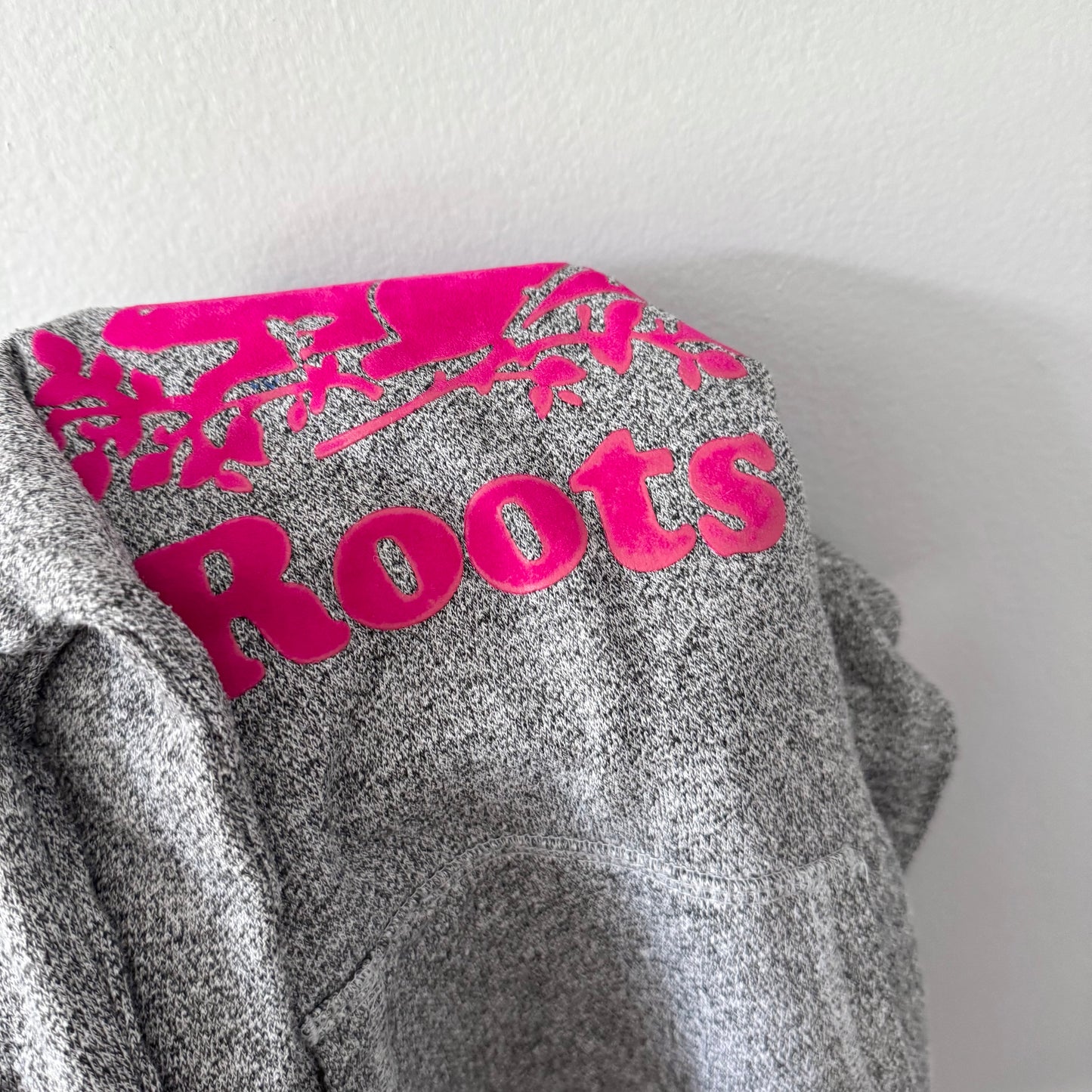 Roots / Salt and pepper hoodie dress / 5-6Y