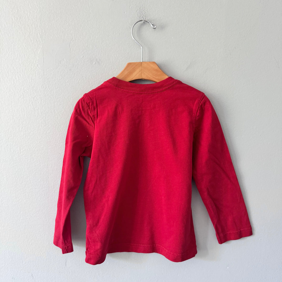 Roots / Red long sleeve shirt / 4T