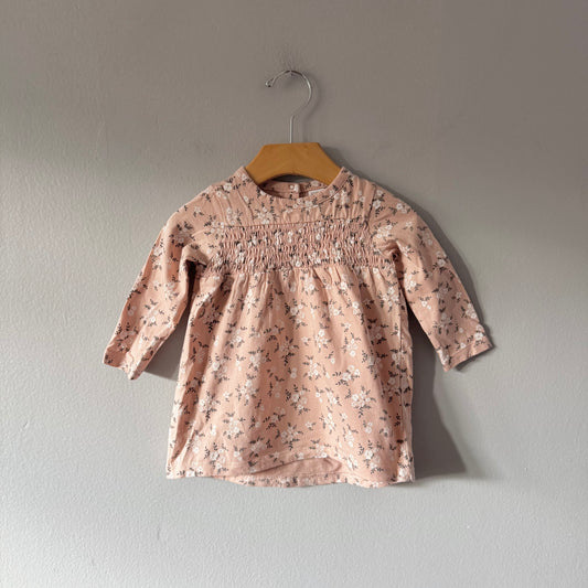 Nordstrom baby / Light pink floral dress / 9M