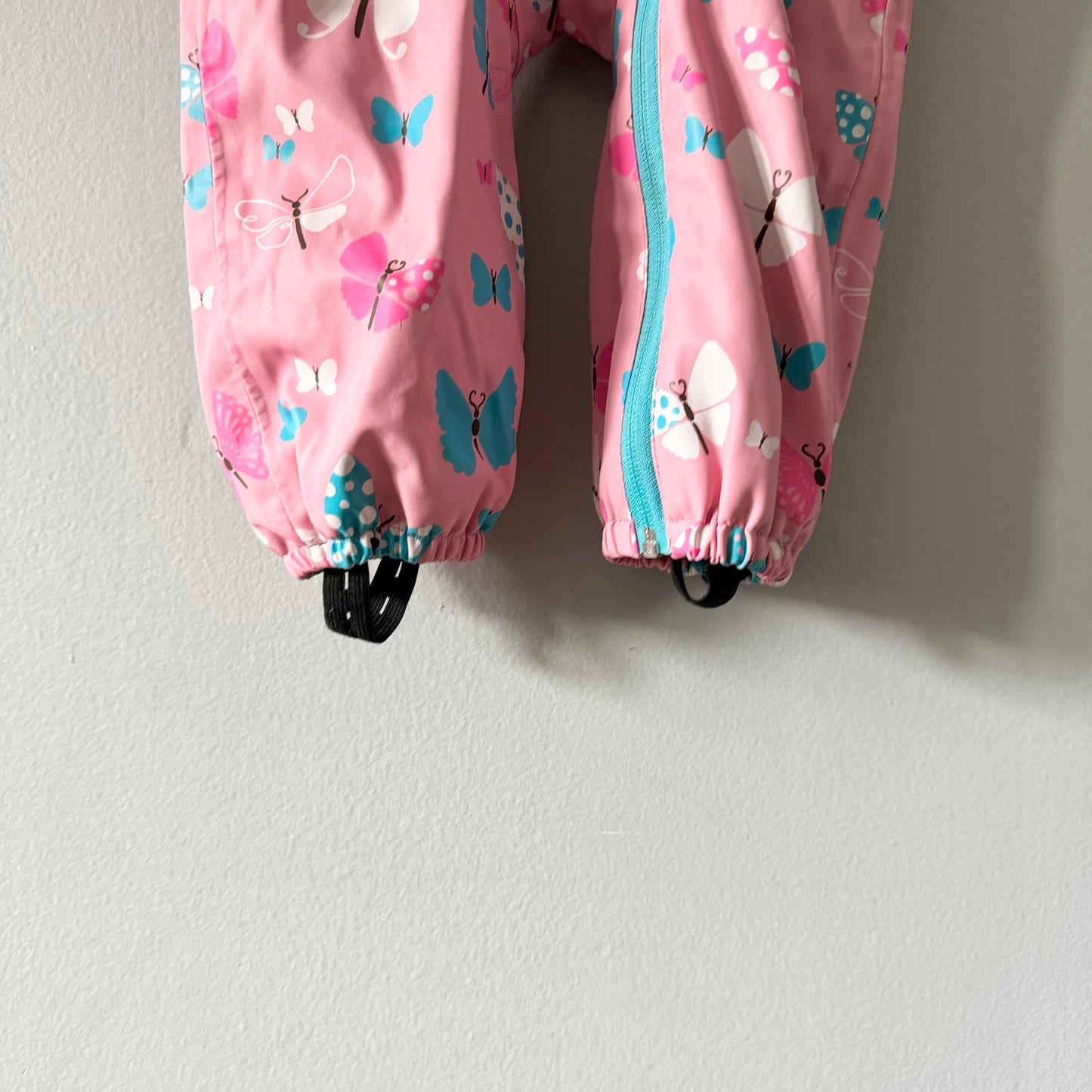 Hatley / Pink x butterfly rainsuit / 18-24M