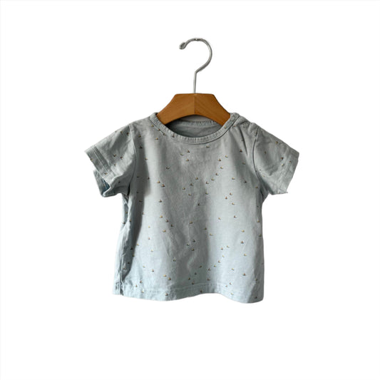 No brand / Blue x yacht short sleeve T-shirt / 6-12M