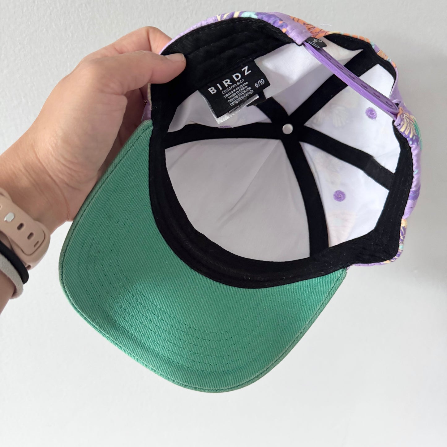 Birdz / Purple x green cap / 6-10Y